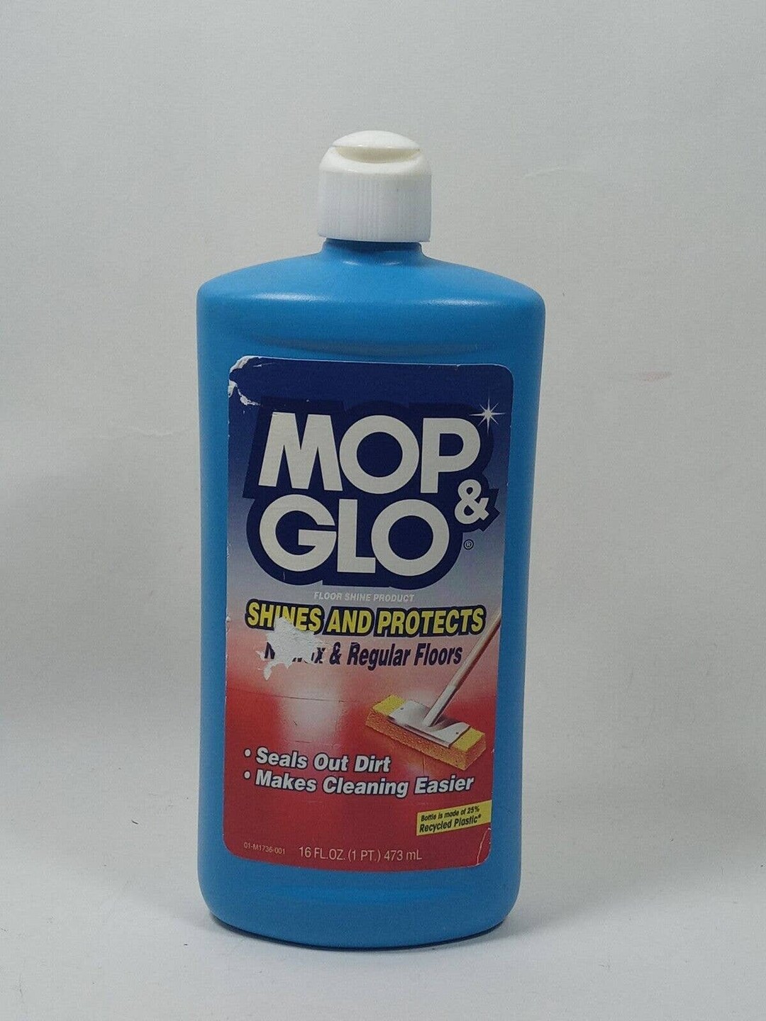Vintage Mop & Glo Multisurface Floor Cleaner 16oz Shines Etsy