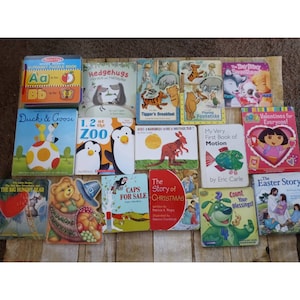 17 Children&#39;s Board Books Assorted Titles Will Differ From Photos Very Good Condition