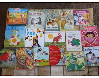 17 Children&#39;s Board Books Assorted Titles Will Differ From Photos Very Good Condition