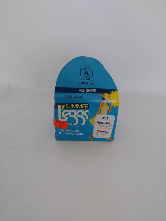 Vintage Summer Leggs Pantyhose Size A 