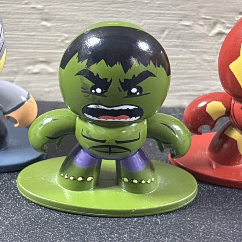 3 Hasbro Marvel Avengers Assemble Micro Muggs Hulk Thor & Iron Man Bild 3