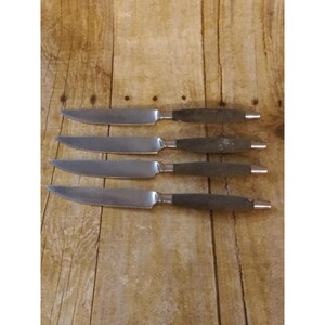 4 MCM Wood Handle Knives Japan (Bin 1)
