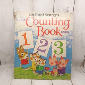 Vintage Richard Scarry Best Counting Book Ever  Childrens  Book  (bb4)