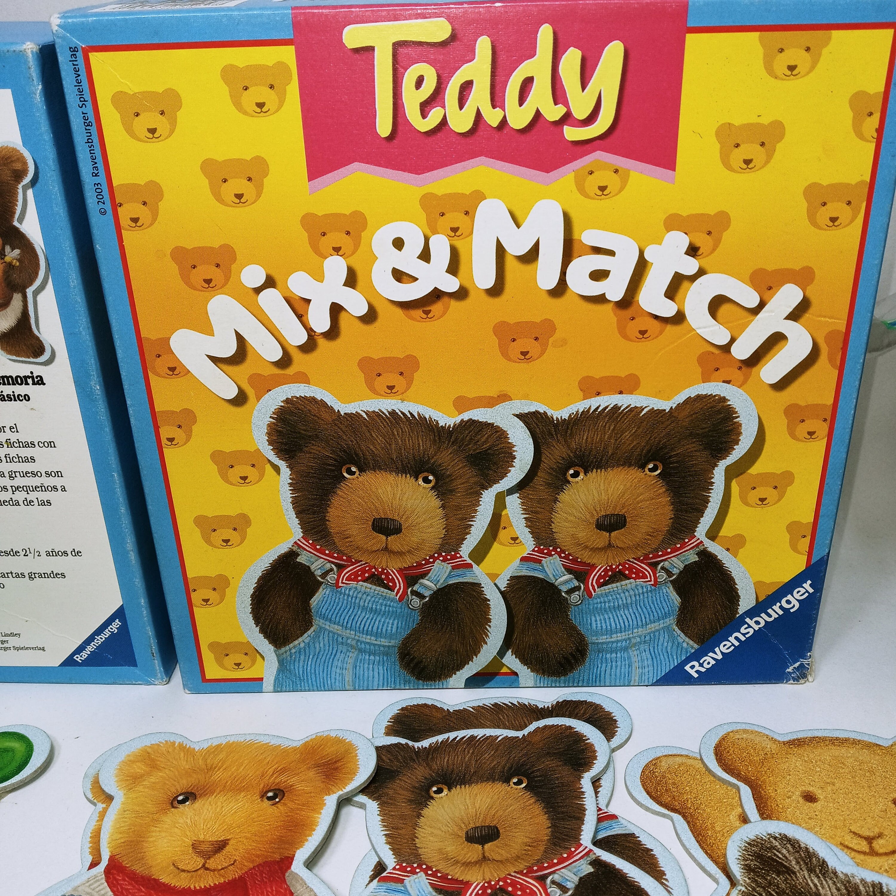 Memory & Mix Ravensburger Match Karten große su1 Vintage Teddybär 24 Spiel