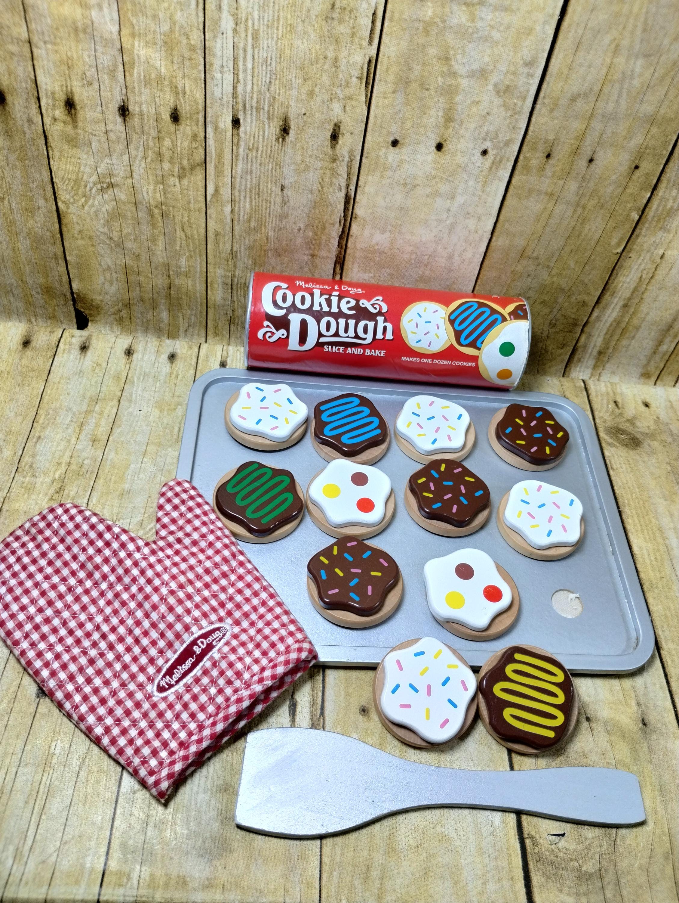 Vintage Melissa & Doug Cookie N Dough Slice and Bake Set Makes 1