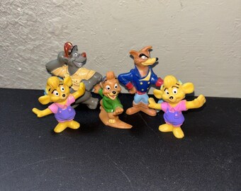 Vintage 1991 Lot of 4 Disney Kellogg's TaleSpin Figurines Baloo 2"