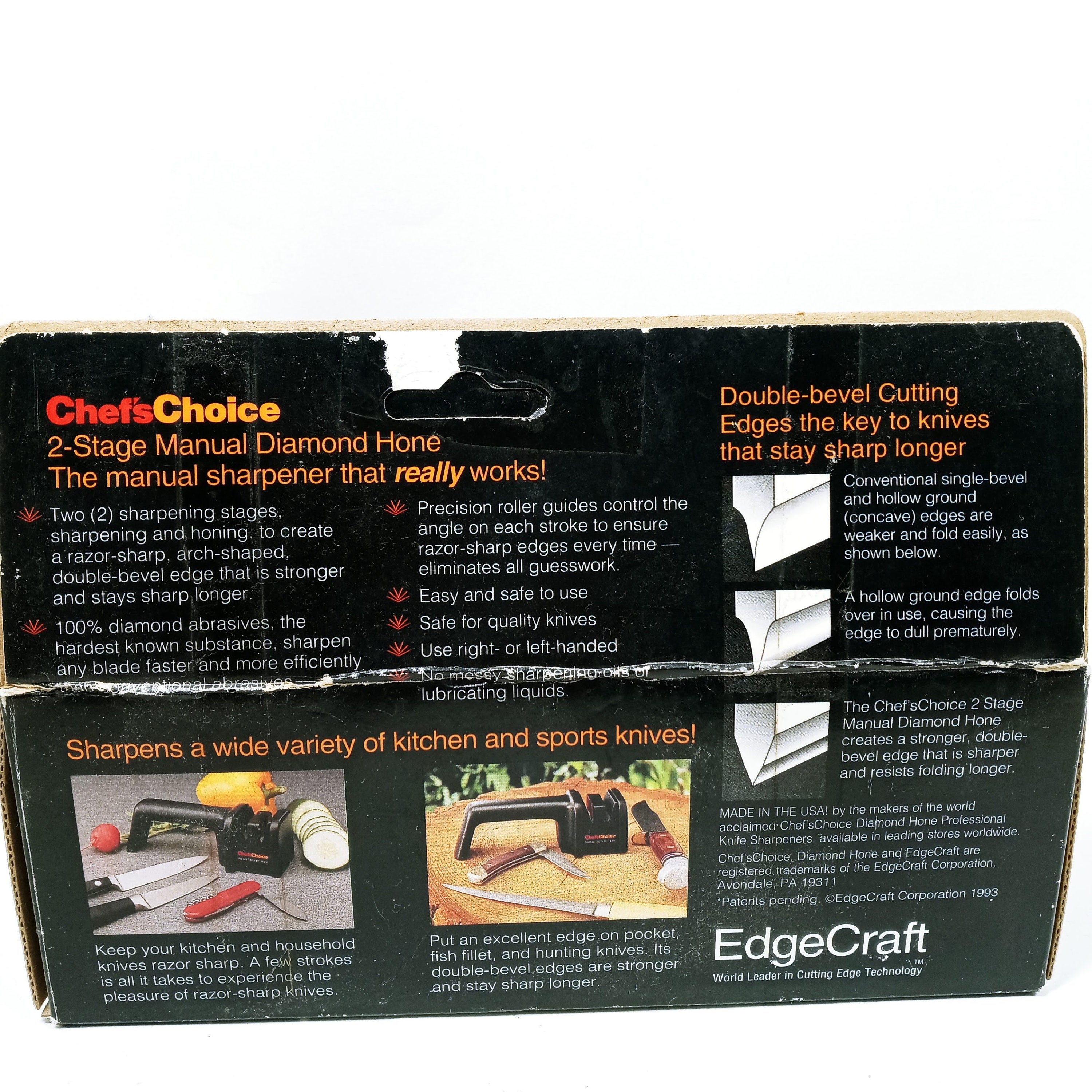 2-Stage knife sharpener with roller guides I Shop Chef'sChoice