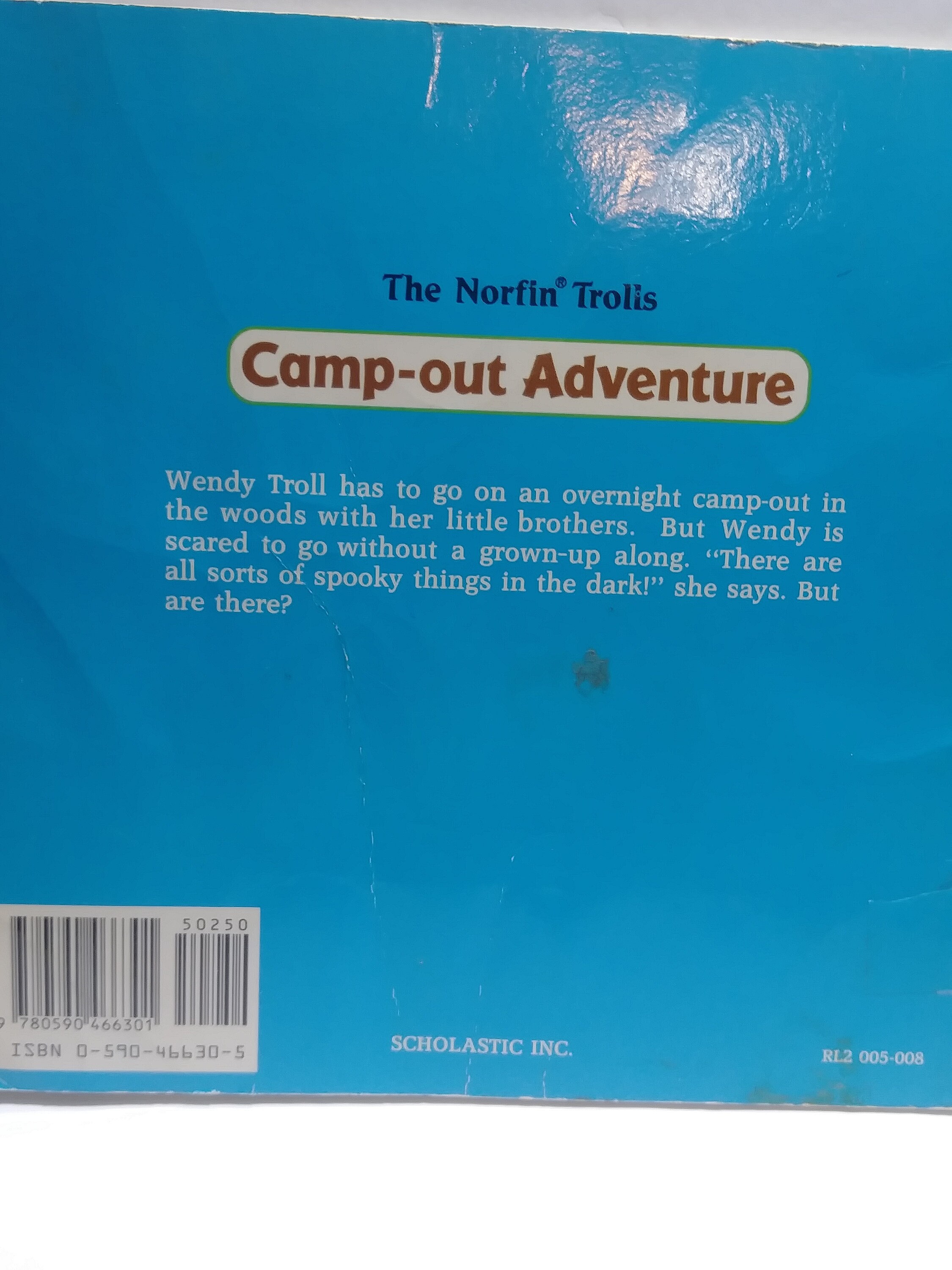 Vtg the Norfin Trolls Camp-out Adventure Scholastic Children Book