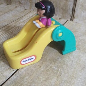 Vtg Little Tikes Dollhouse Slide Burger King Kids Meal Toy 2004
