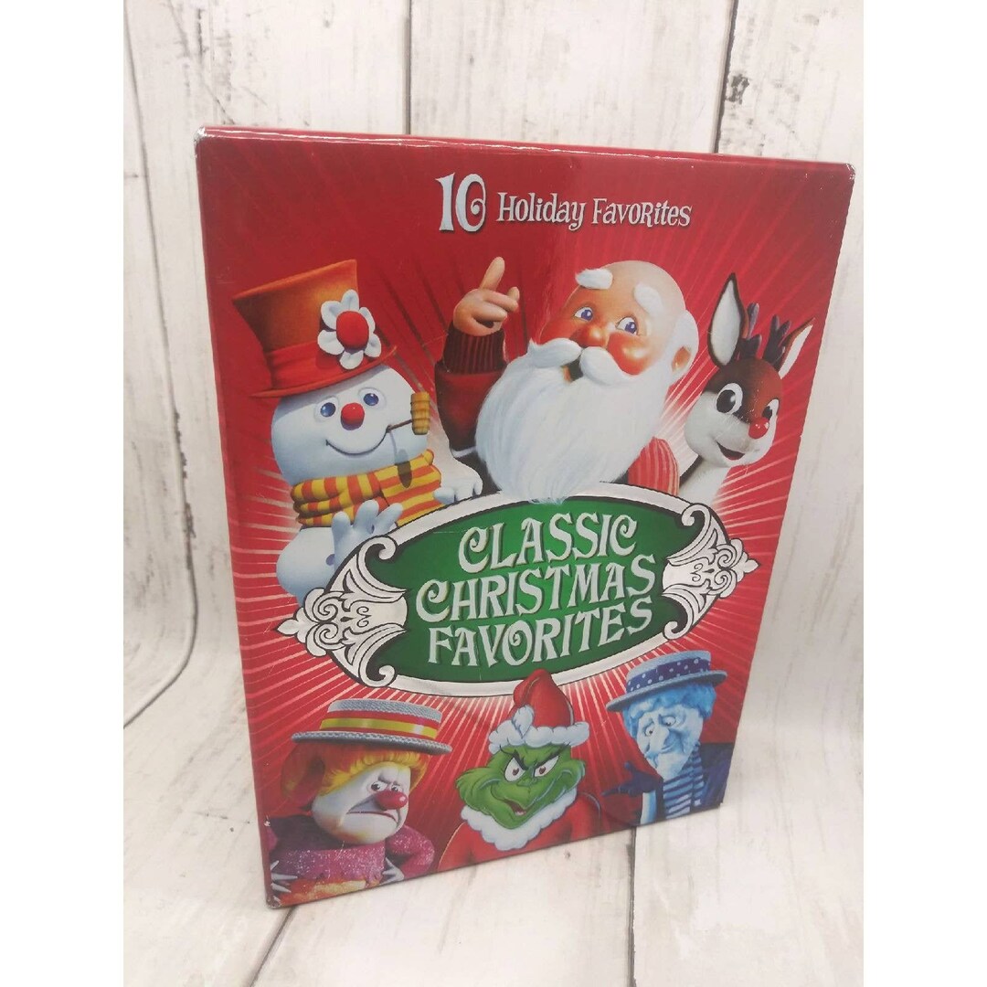 10 Animated Christmas Classic Boxed Set Rudolph Frosty Santa Grinch Etsy