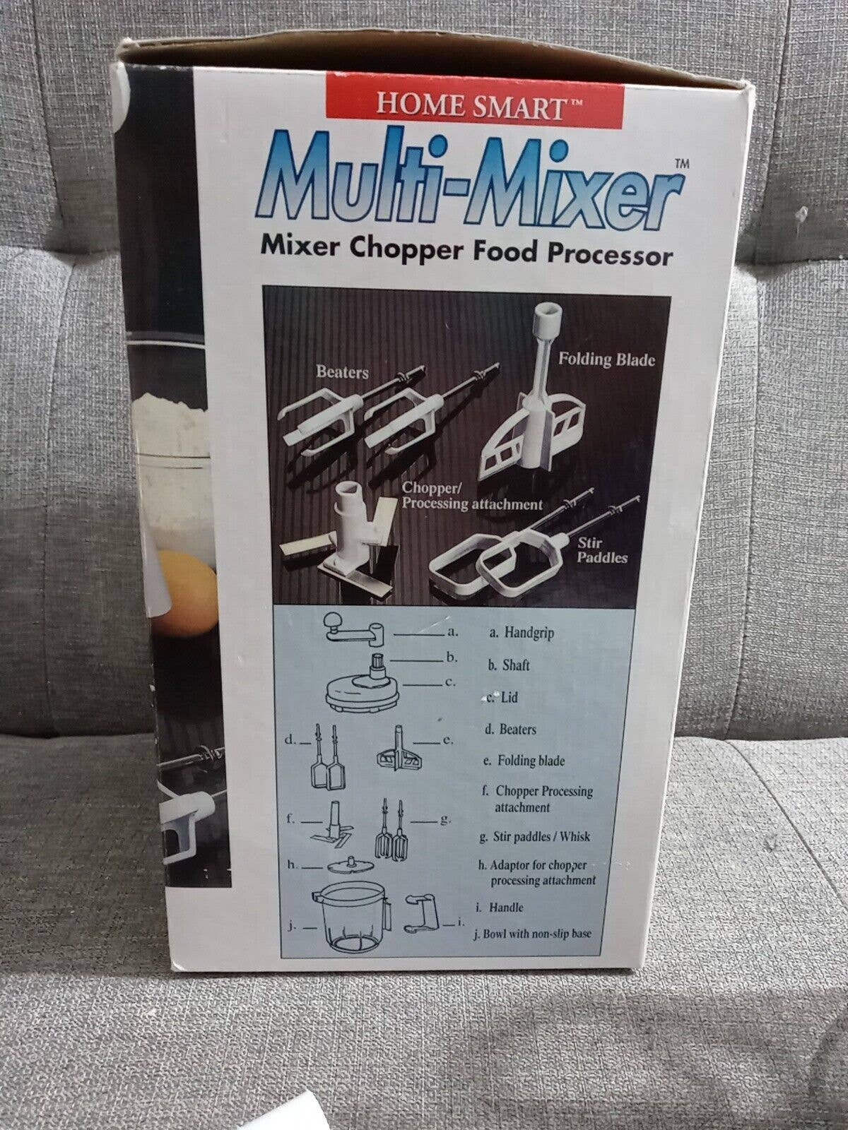 Home Smart Multi-mixer Mixer Chopper Food Processor Open Box