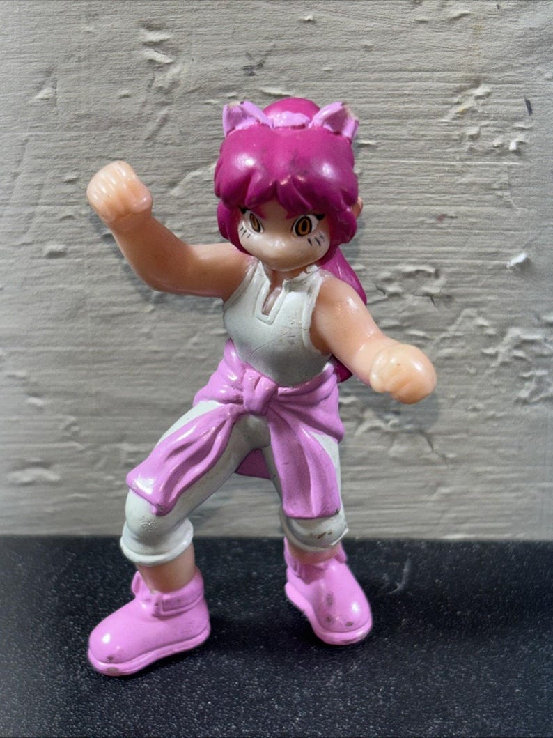 2002 Mariah Wong Chen Mao 3" Burger King Anime Action Figure Beyblade Bey Blade image 1