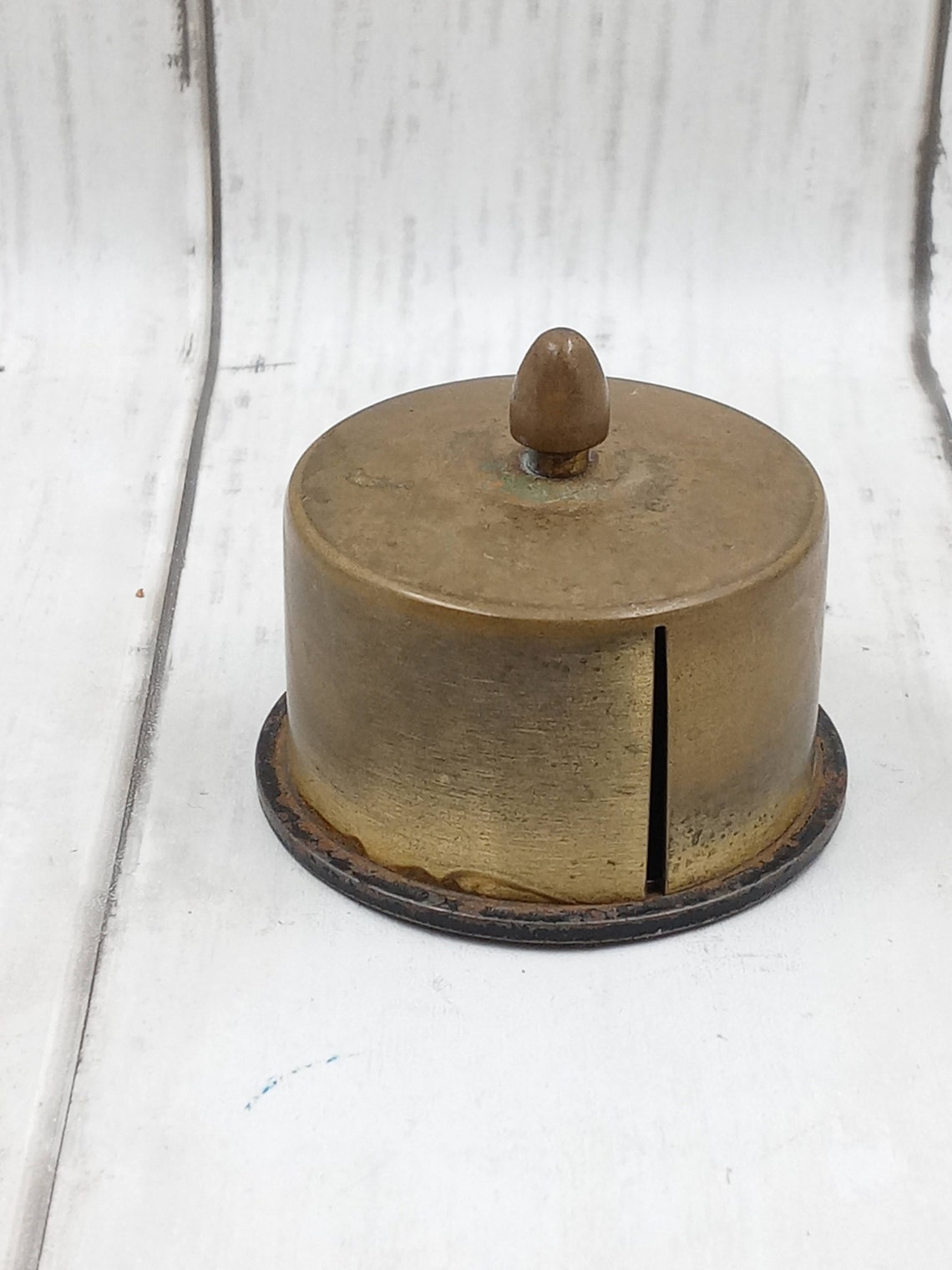 Vintage Brass Stamp Dispenser Pat Products Div of K & McD Inc Etsy