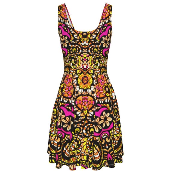 Okinawa Odyssey • Sleeveless Dress with Pockets