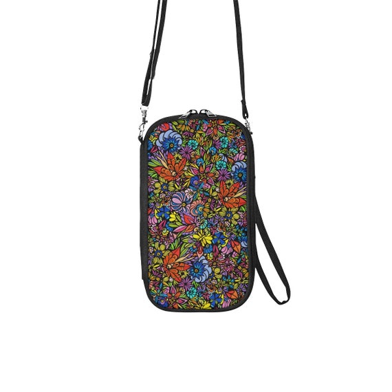 Lac La Hache Wildflowers - Doodle Wallet Bag