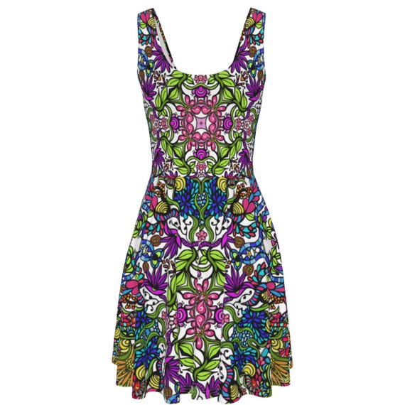 Ionian Oasis • Sleeveless Dress with Pockets
