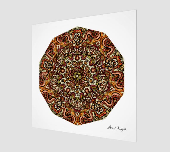 Dragonsphere Kaleidoscope • Fine Art Print