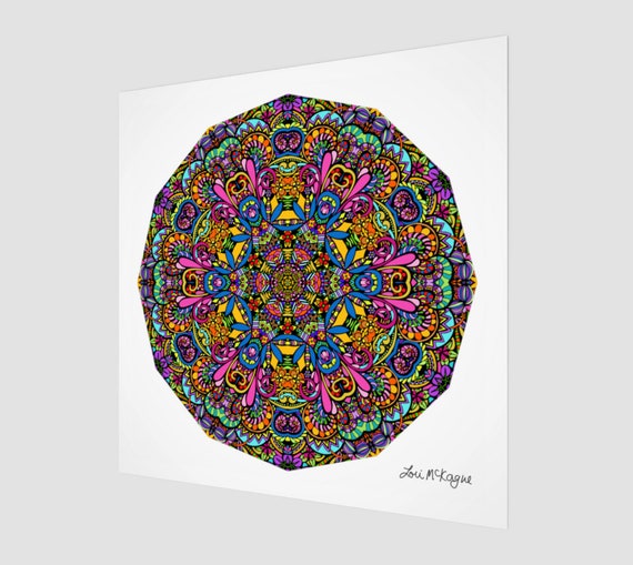 Renaissance Lace Kaleidoscope • Fine Art Print