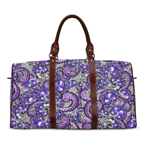 Purple Pulse • Classic Design Travel Bag