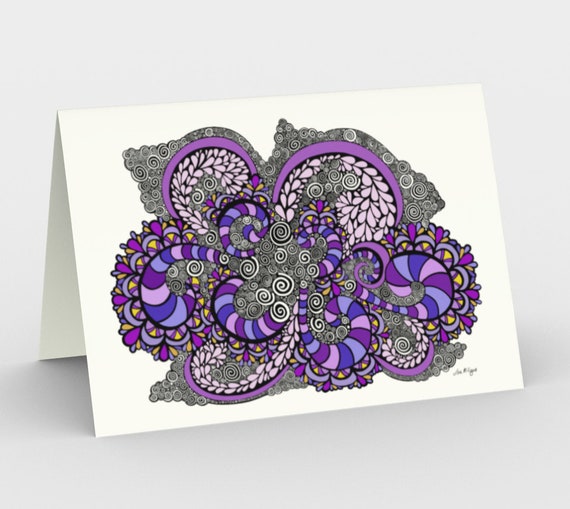 Cheshire Swirls • Art Card • Set of 3