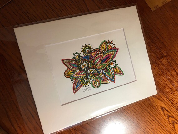 Fortaleza Fusion • Hand coloured original doodle artwork - 8x10”