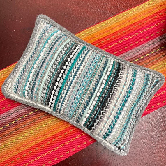 Fircrest Reflections • Woven Crochet Cushion