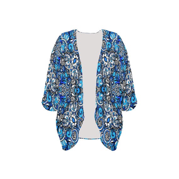 Indigo Soul • Chiffon Kimono Cover
