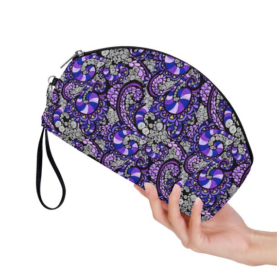 Purple Pulse • Curved Accessory Bag