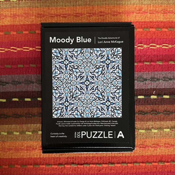 Moody Blue • Artist Edition • Fine Art Wood Puzzle