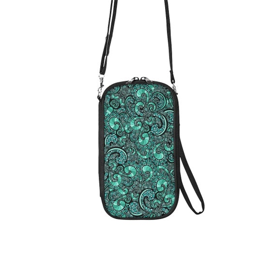 Seafoam Shores - Doodle Wallet Bag