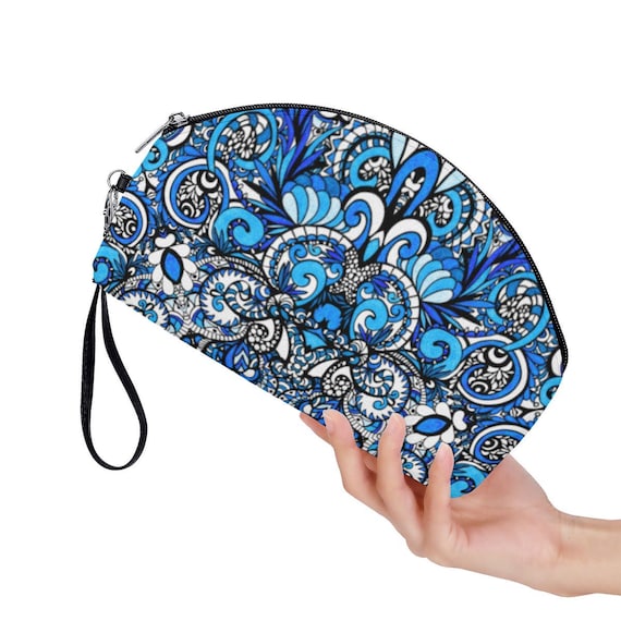 Indigo Soul • Curved Accessory Bag