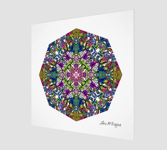 Ionian Oasis Kaleidoscope • Fine Art Print