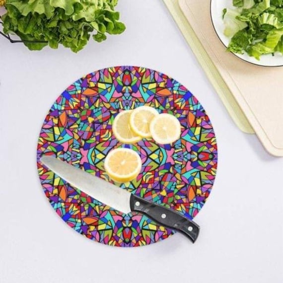 Shattered Prism • Glass Cutting Board