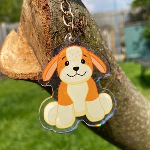 Porte-clés en acrylique Webkinz pour chien de 5 cm (5 cm)