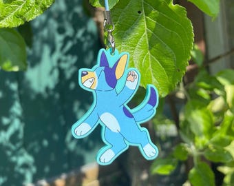 Bluey 2-inch acrylsleutelhanger