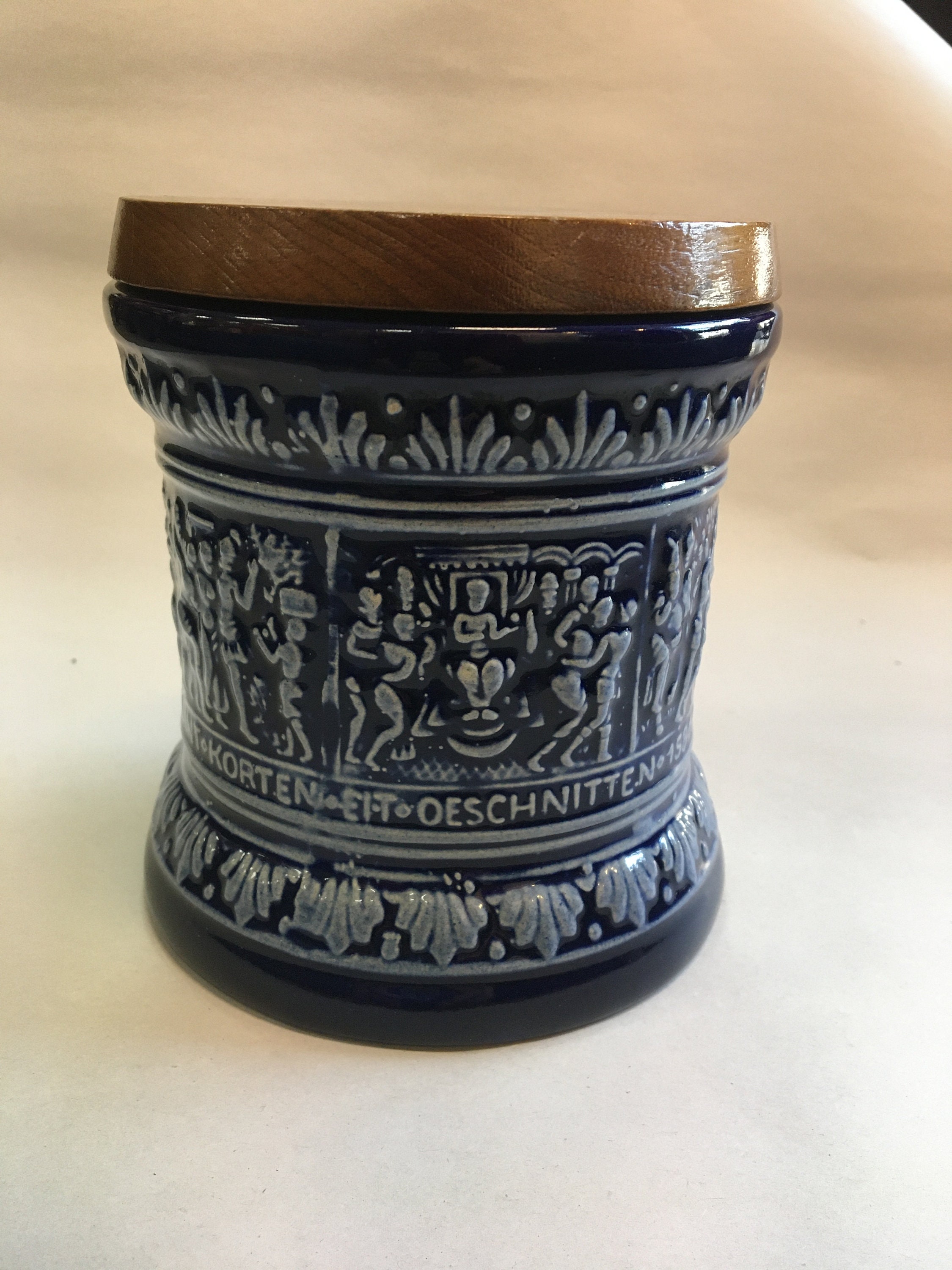 Vintage Ceramic Humidor Made in Germany Etsy