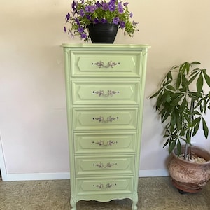 SOLD!!  Vintage French Provincial Lingerie Cabinet/Dresser