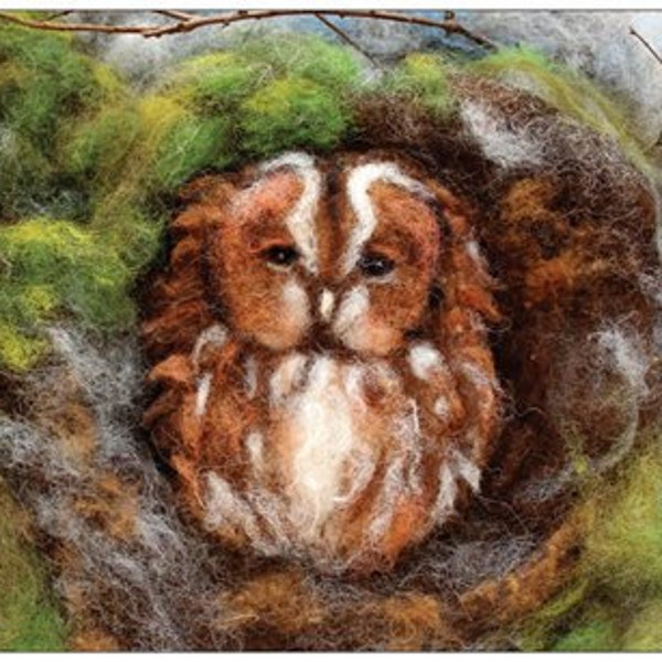 Postcard Set Tawny Owl - Hazel Mouse - Christmas Rose