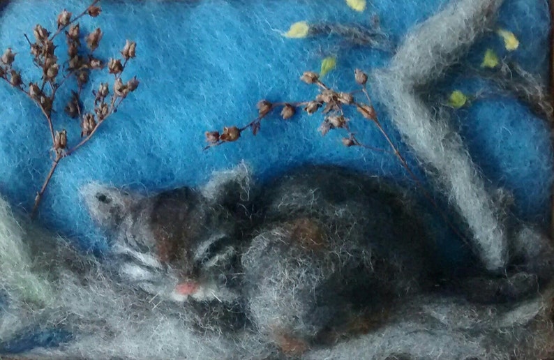 Set of 3 postcards Animals in Sleep image 1