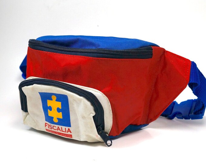 Vintage Multi Color Fanny Pack Retro 90's Fiscalia Hip Etsy