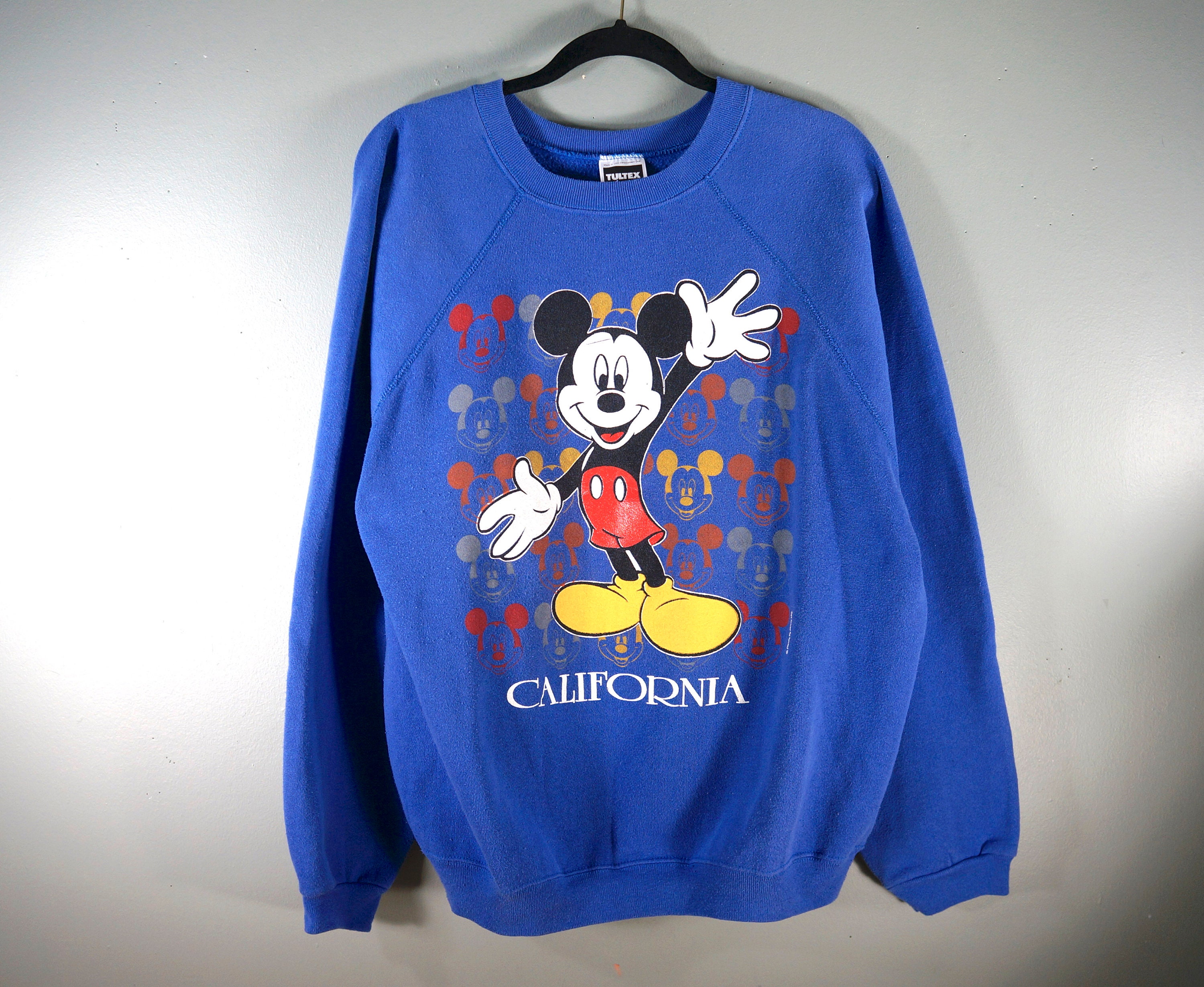 statistieken proza eiland Vintage Mickey Mouse California Crewneck Sweatshirt Mickey - Etsy Canada