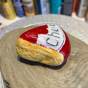 Hand-painted Cheddar Cheese Wedge
