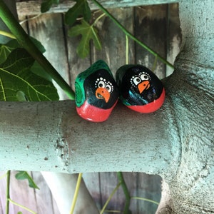 Songbirds Hand Painted Stones