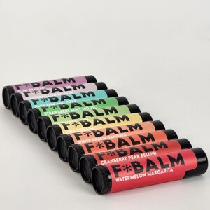F*BALM Lip Balm 8-Pack: Choose Your Flavors - Shea & Rosehip Butter