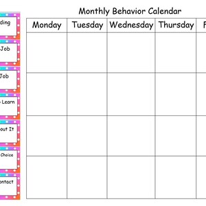 Classroom Management Digital Download Behavior Clip Chart Teacher Made ...