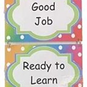 Classroom Management Digital Download Behavior Clip Chart Teacher Made ...