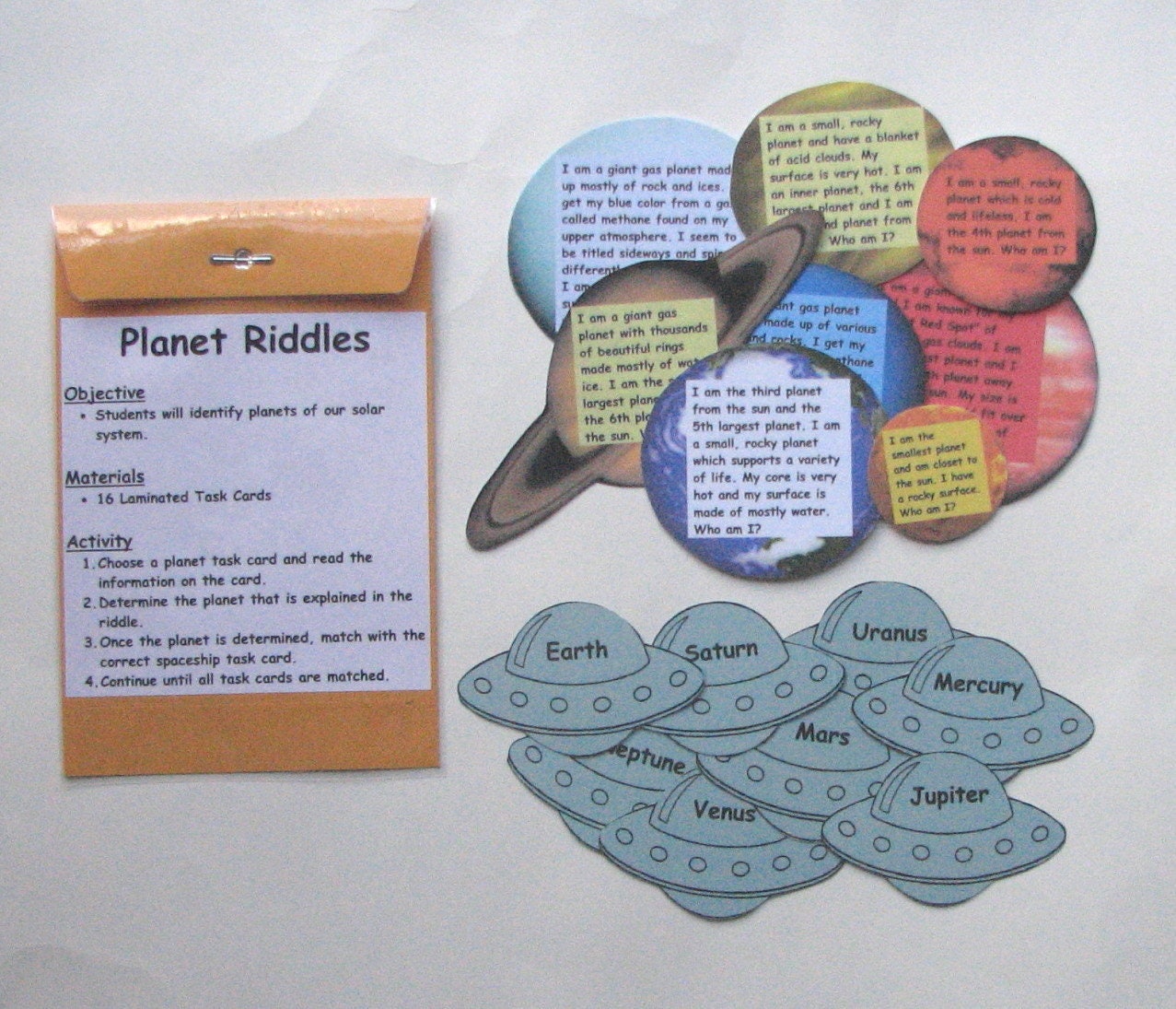 Teacher Made Science Activity Center Educational Learning Resource Game ...