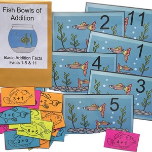 The Teacher Depot Educational Math Center Learning Game Addition Facts 1-5 & 11