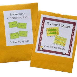 2 Fry Sight Word Games Teacher Made Phonics Learning Resource Activities Centers