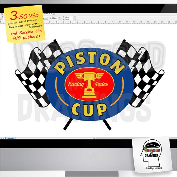 Piston Cup Logo Disney Cars 3 Movie SVG Patterns PNG Image Piston Cup Logo Disney Cars 3 Movie SVG Patterns PNG Image